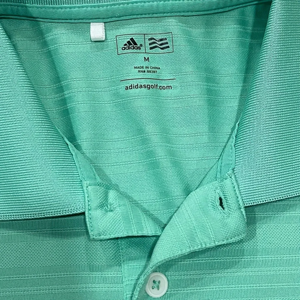Adidas‎ Golf Men's Lime Green Short Sleeve Polo, Size M